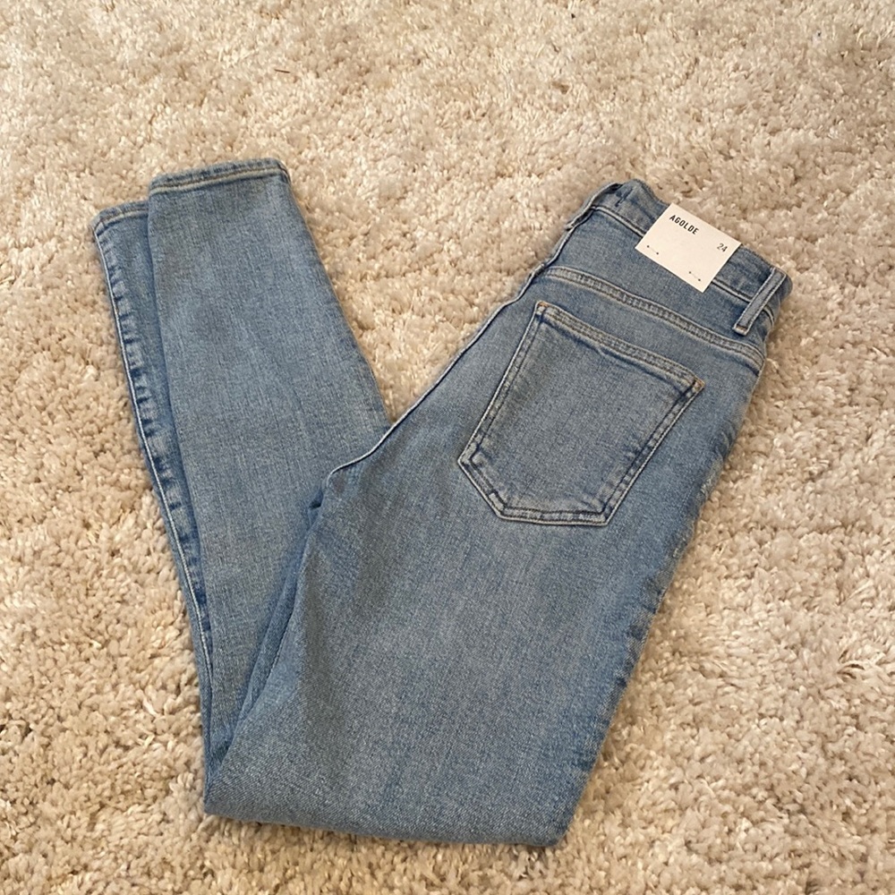 AGOLDE PINCH WAIST ULTRA HIGH RISE SKINNY